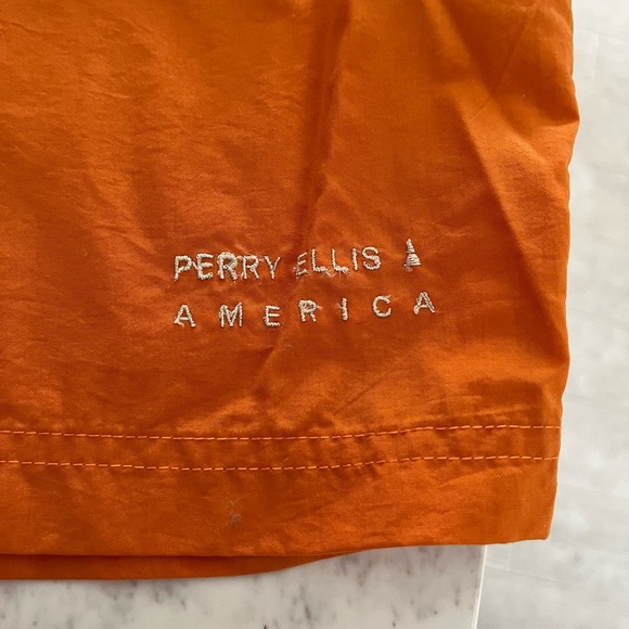 Men’s orange Perry Ellis America swim trunks. Size xxxl - Picture 2 of 7